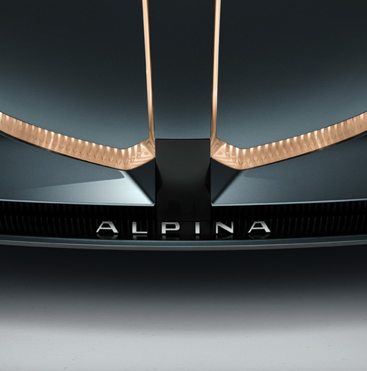 ALPINA字样标识